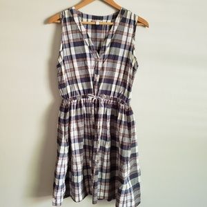 Gap plaid sleeveless dress